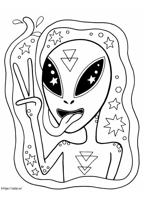 Extraterrestre Trippy värityskuva