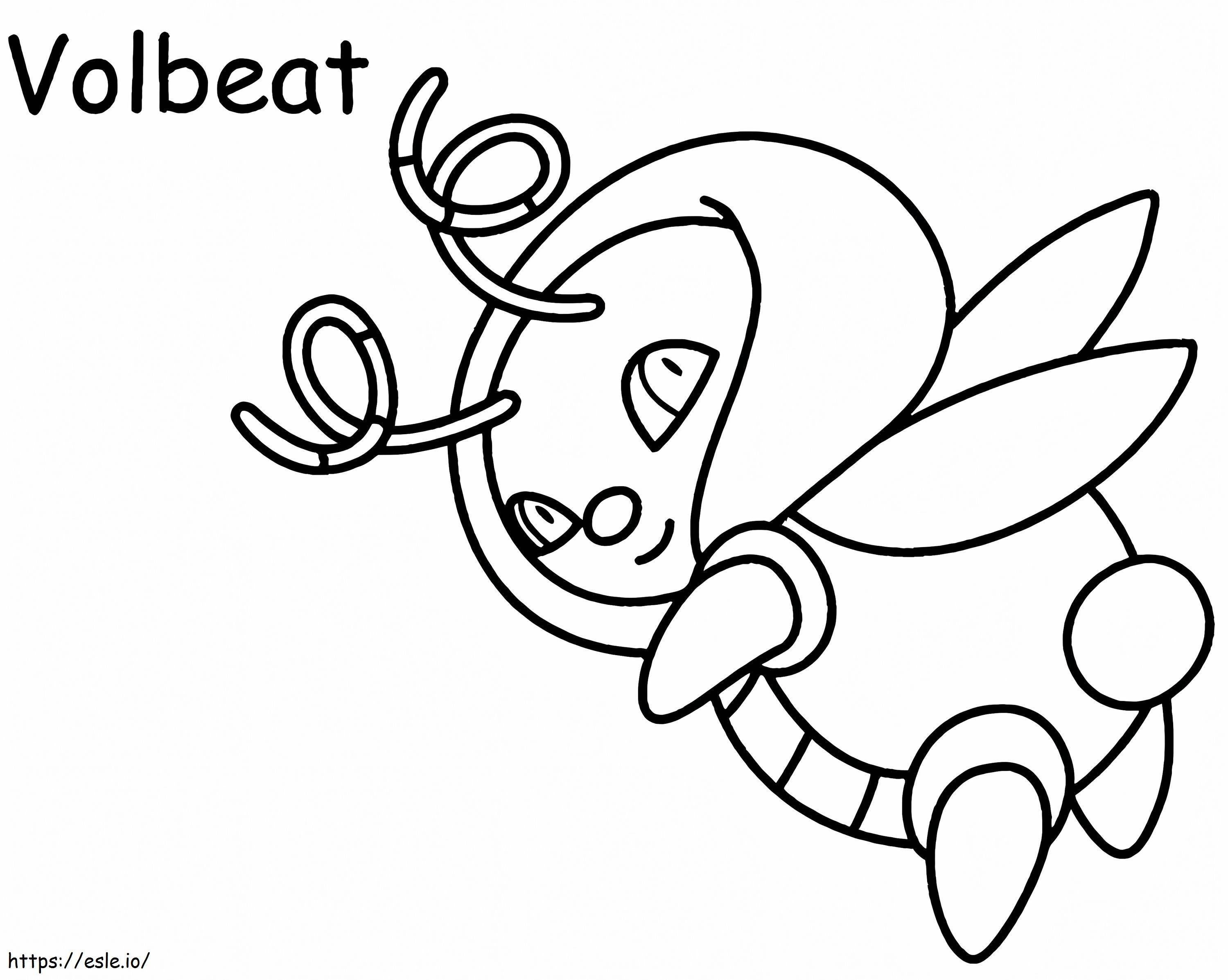 Pokemon Volbeat imprimabil de colorat