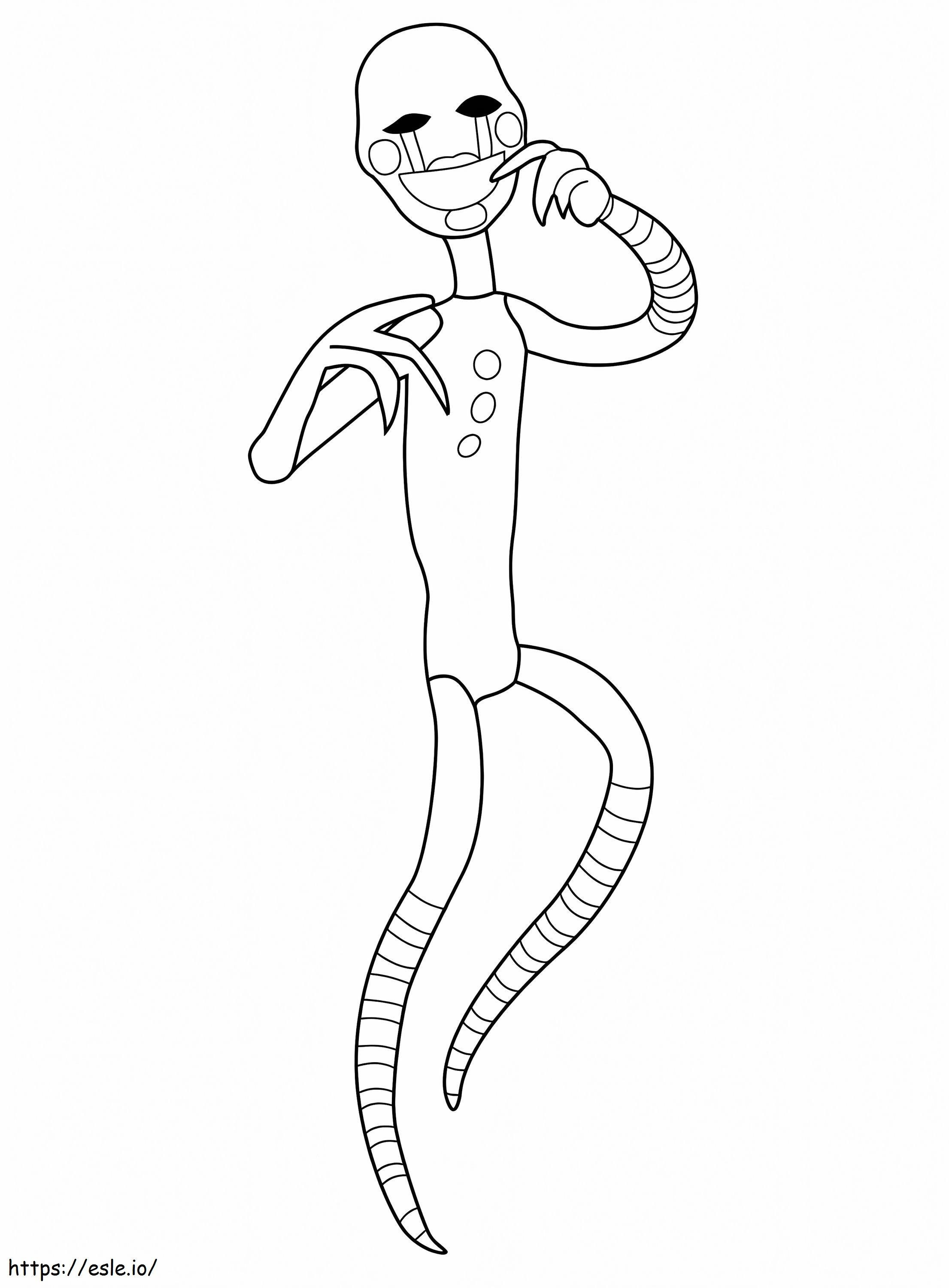FNAF Puppets coloring page
