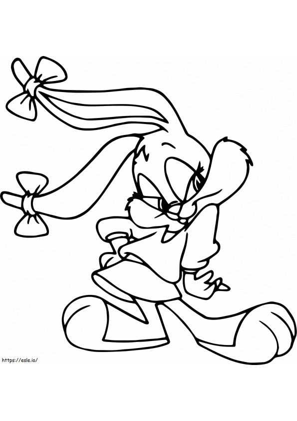 Babs Bunny ausmalbilder