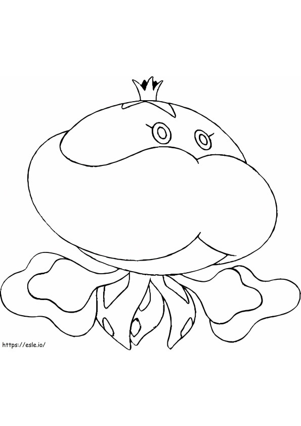 Jellicent Gen 5 Pokemon coloring page