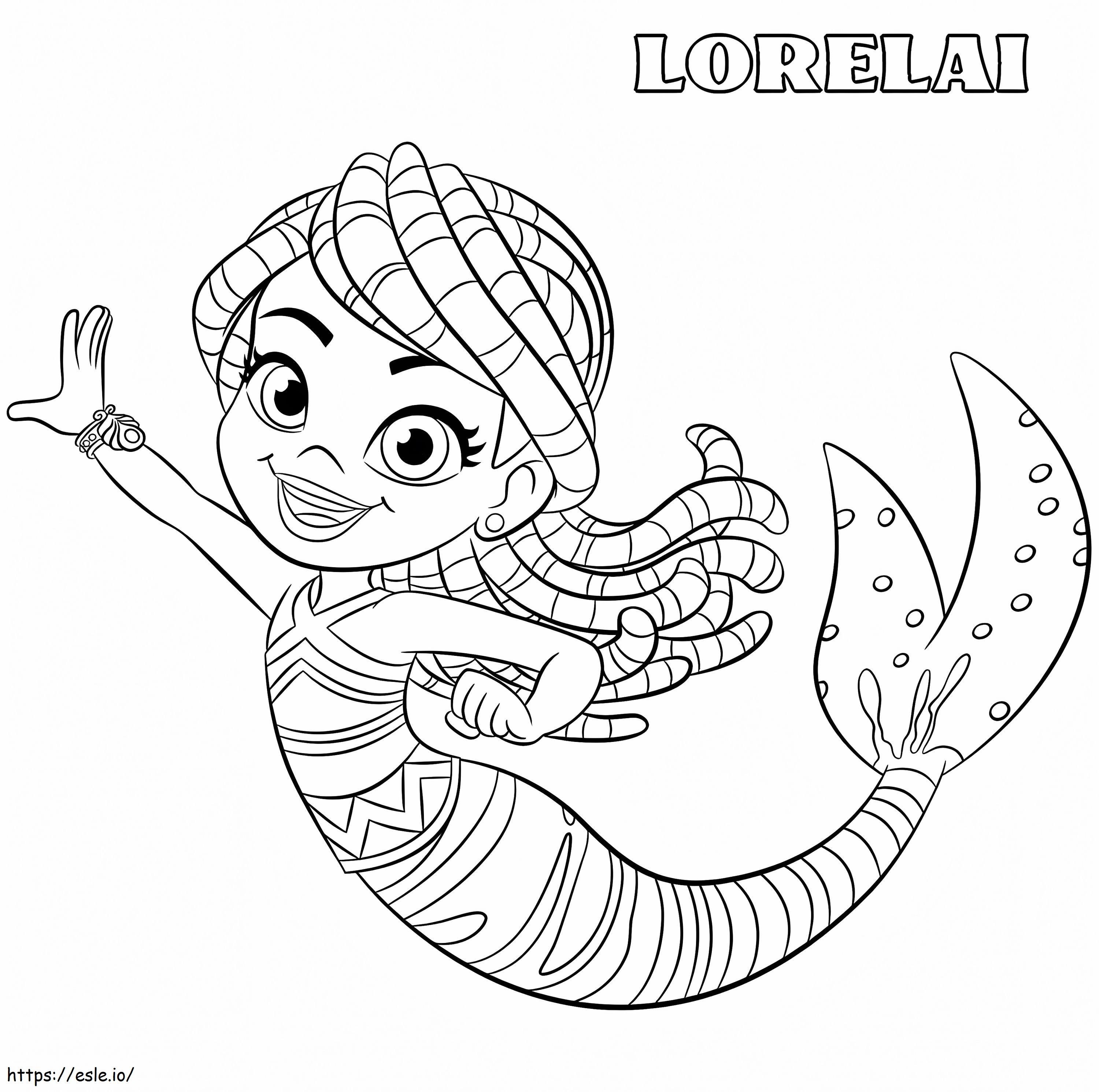 Lorelai From Santiago Of The Seas coloring page