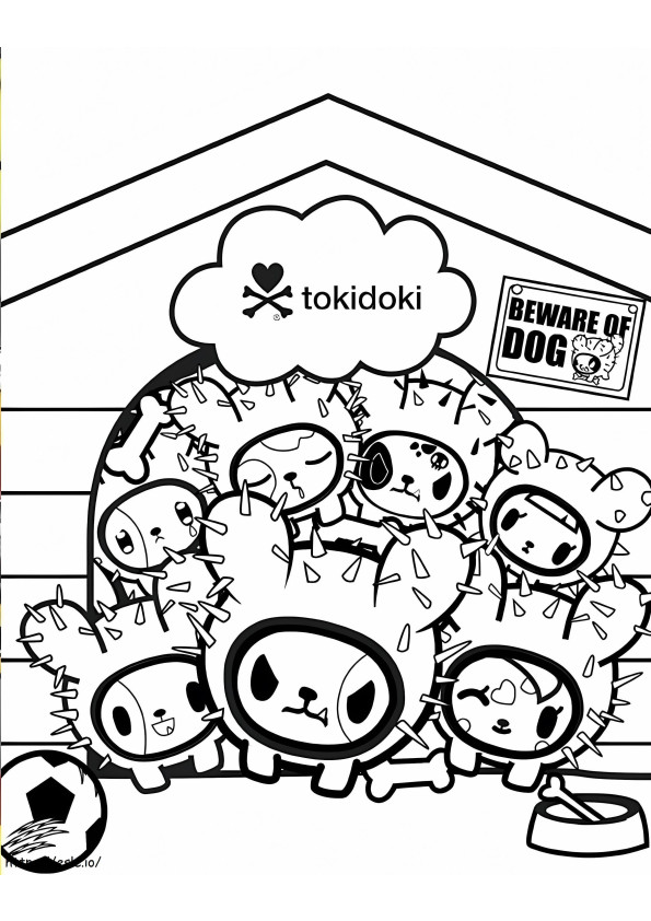 Tokidoki 1 coloring page