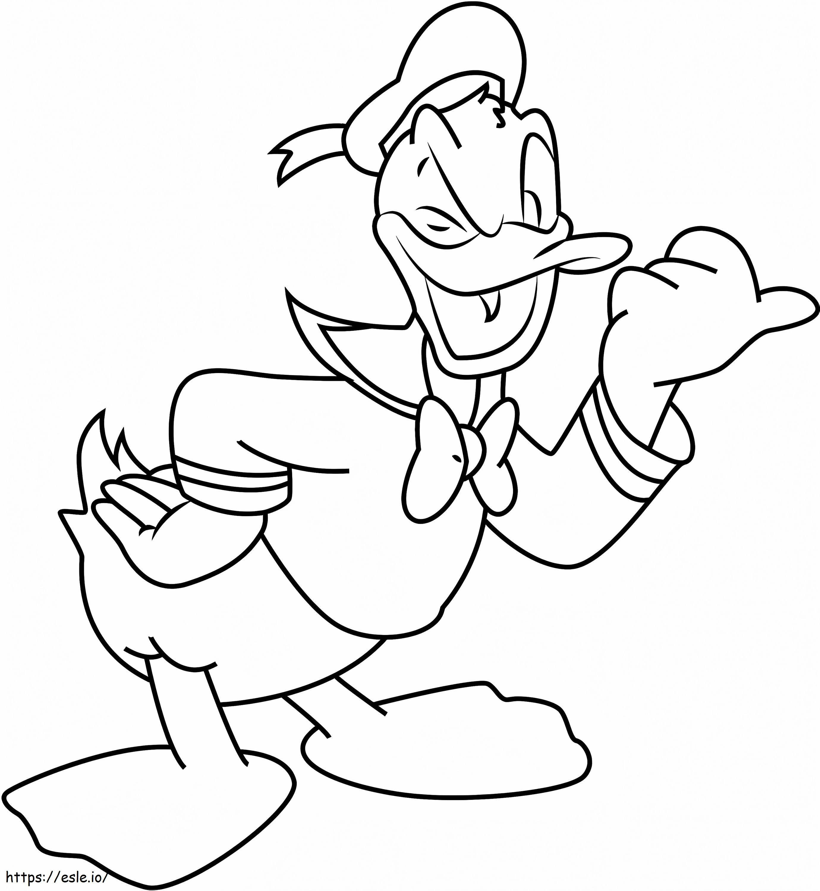 1532317680 Mutlu Donald Duck A4 boyama