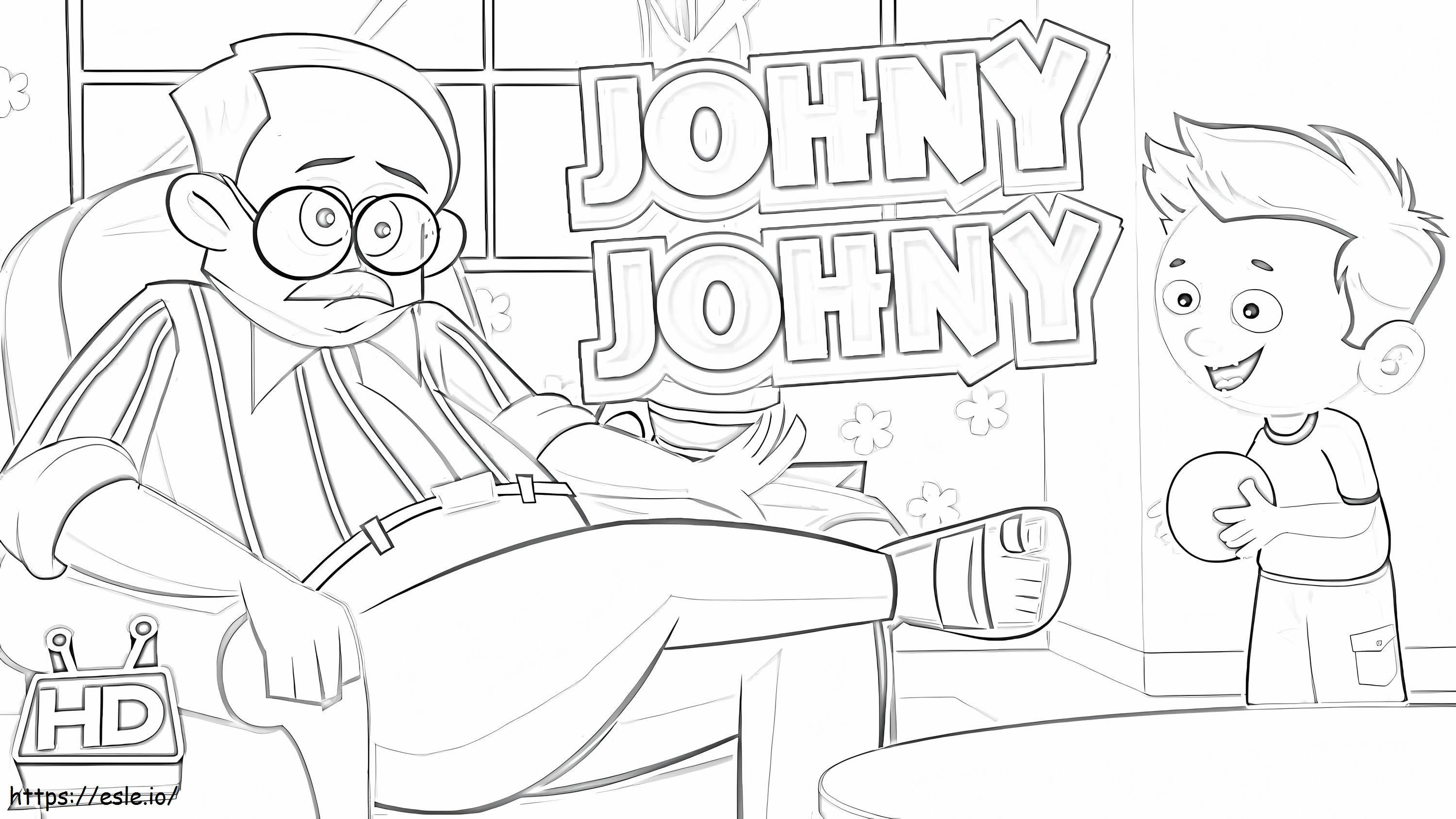 Johny Johny Sim Papai 2 para colorir