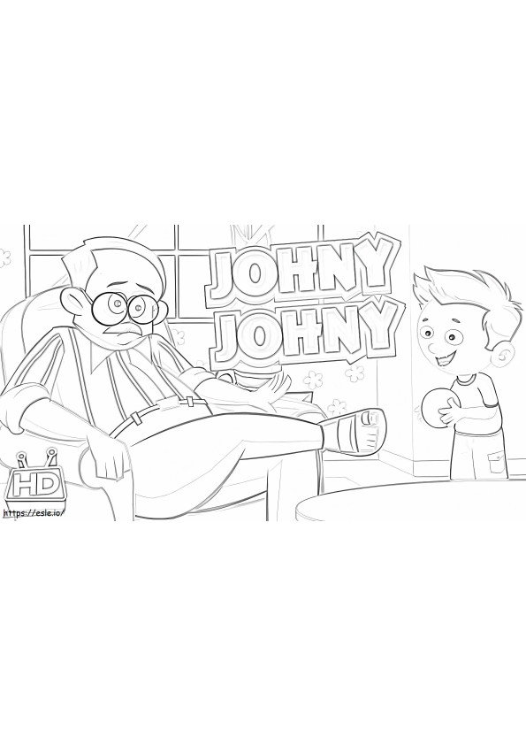 Johny Johny Ja Papa 2 ausmalbilder