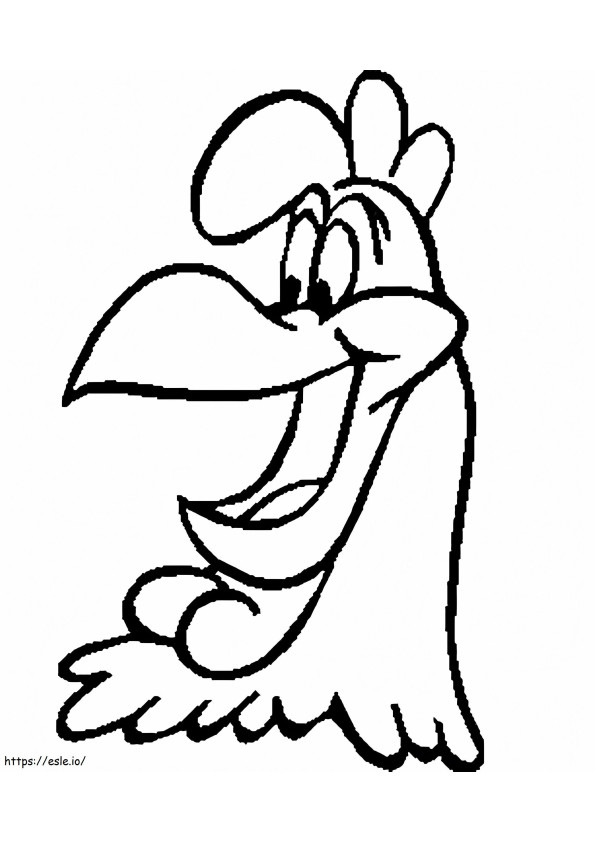 Faccia di Foghorn Leghorn