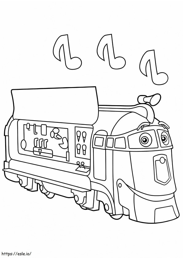 Frostini From Chuggington coloring page