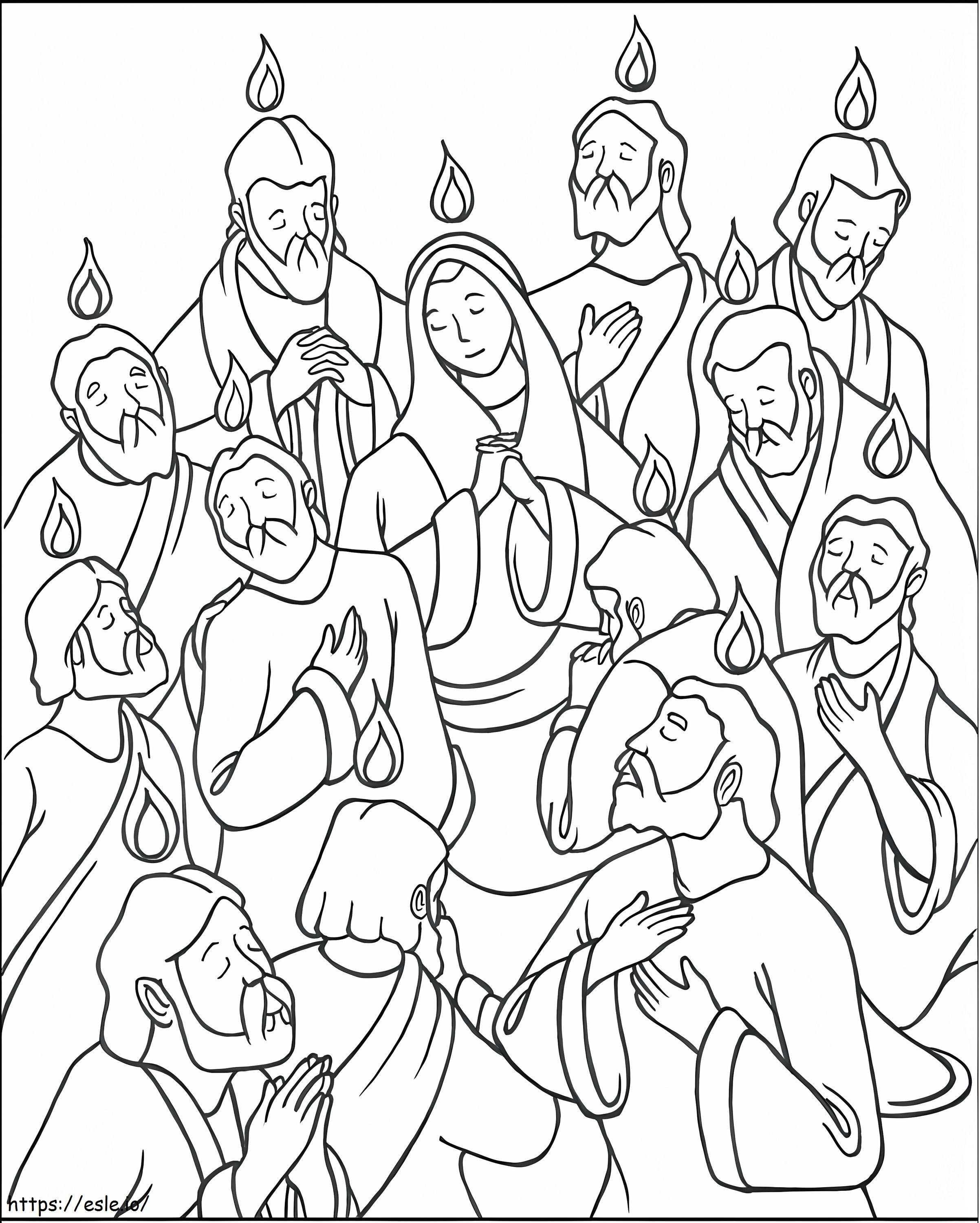 Pentecost 4 coloring page