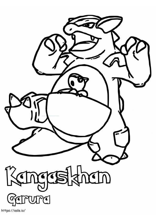 Kangaskhan imprimable