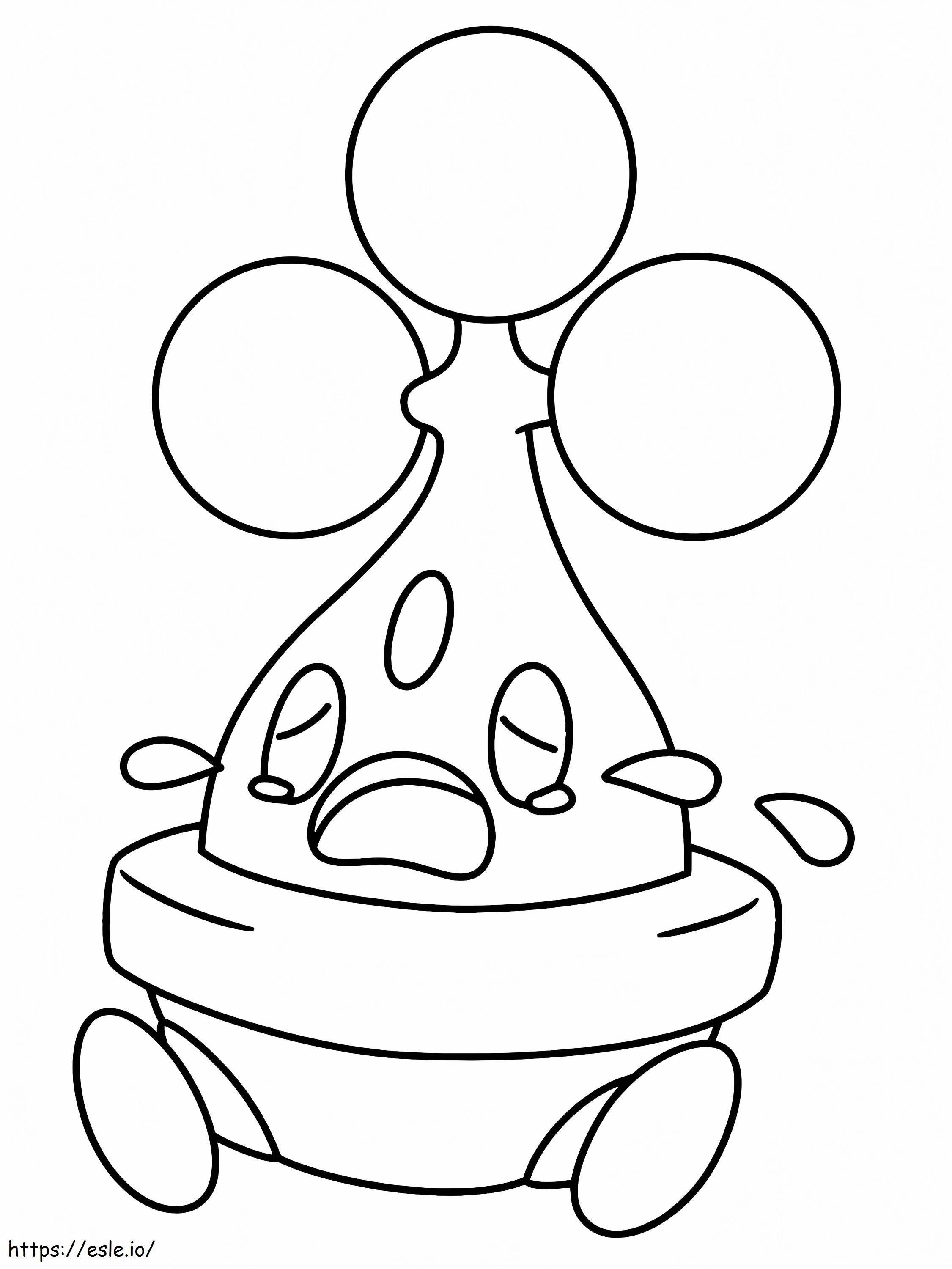 Bonsly Pokemon 4 coloring page