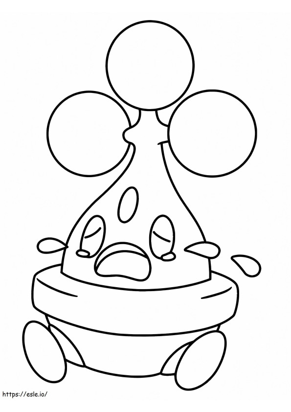 Bonsly Pokemon 4 coloring page