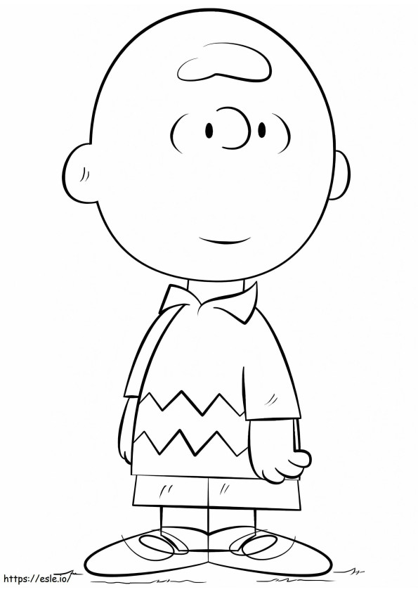 Charlie Brown kolorowanka