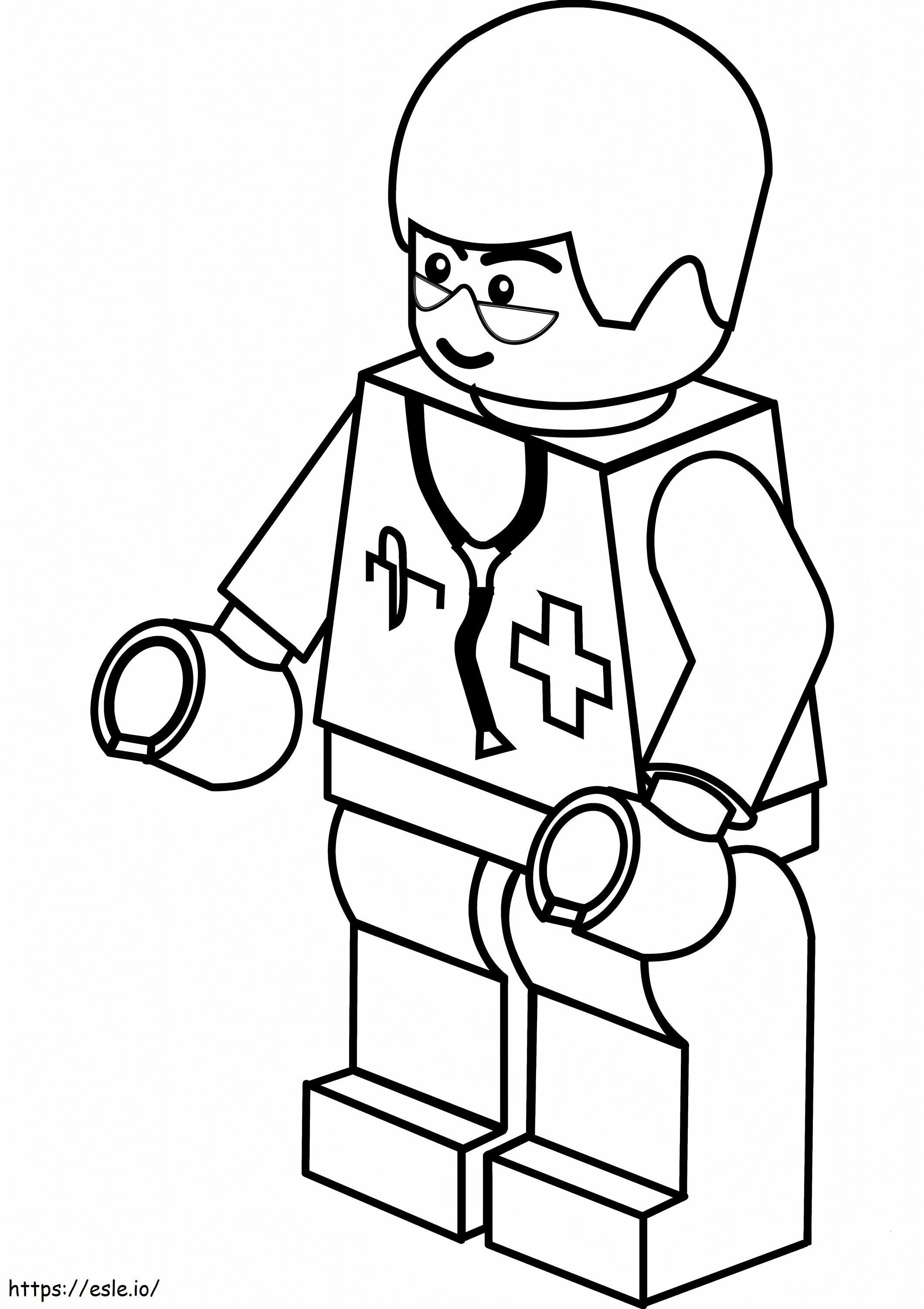 Coloriage 1545463672 Lego Docteur à imprimer dessin