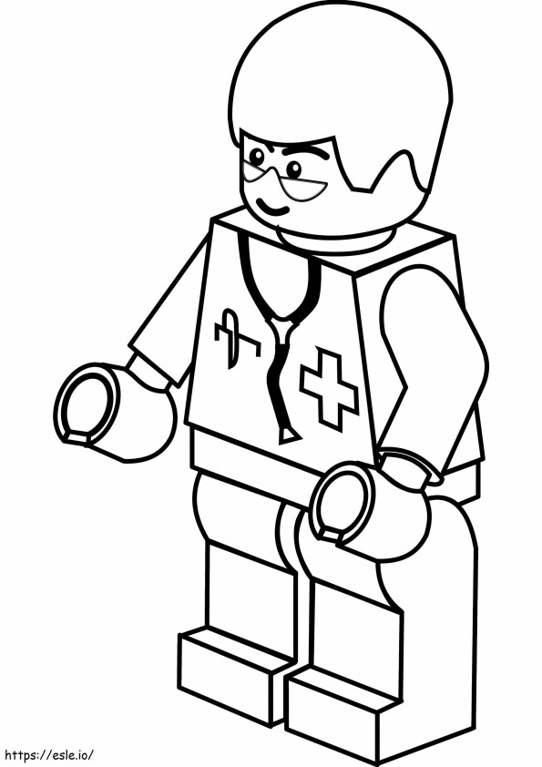 1545463672 Lego Dokter Gambar Mewarnai