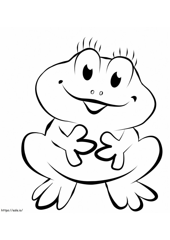 Mom Toad coloring page