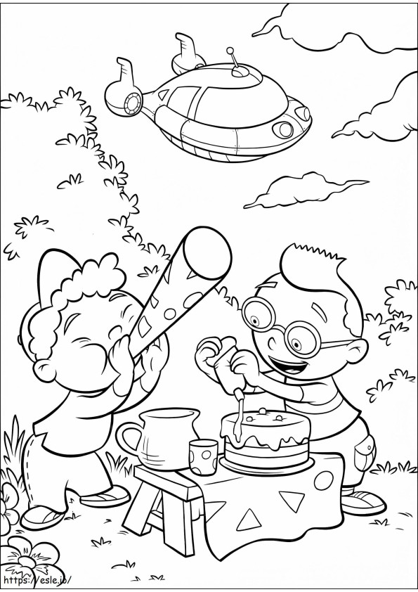 Leo And Quincy Little Einsteins coloring page