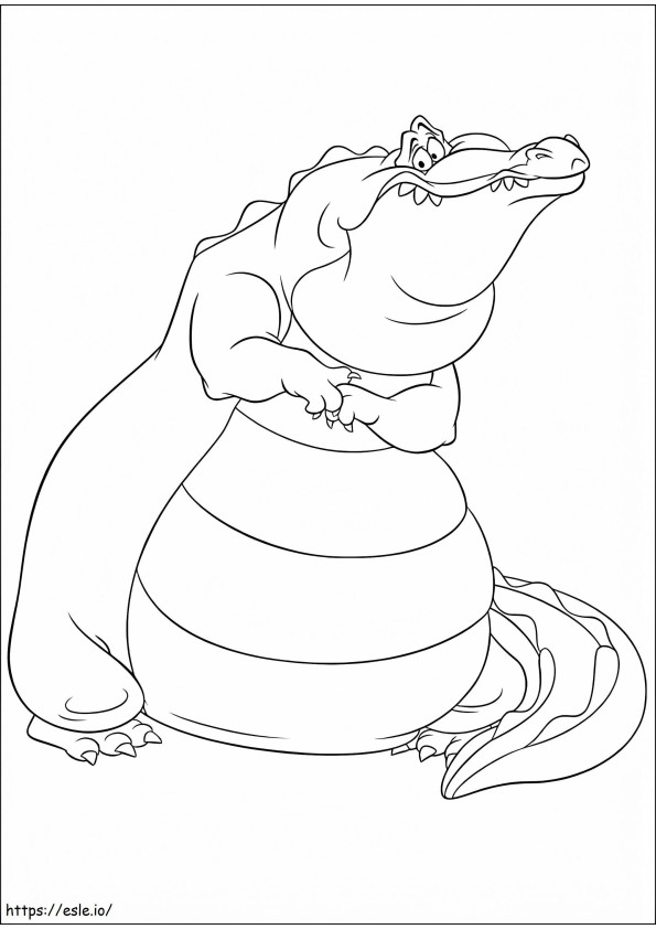 Coloriage Louis de La Princesse et la grenouille à imprimer dessin