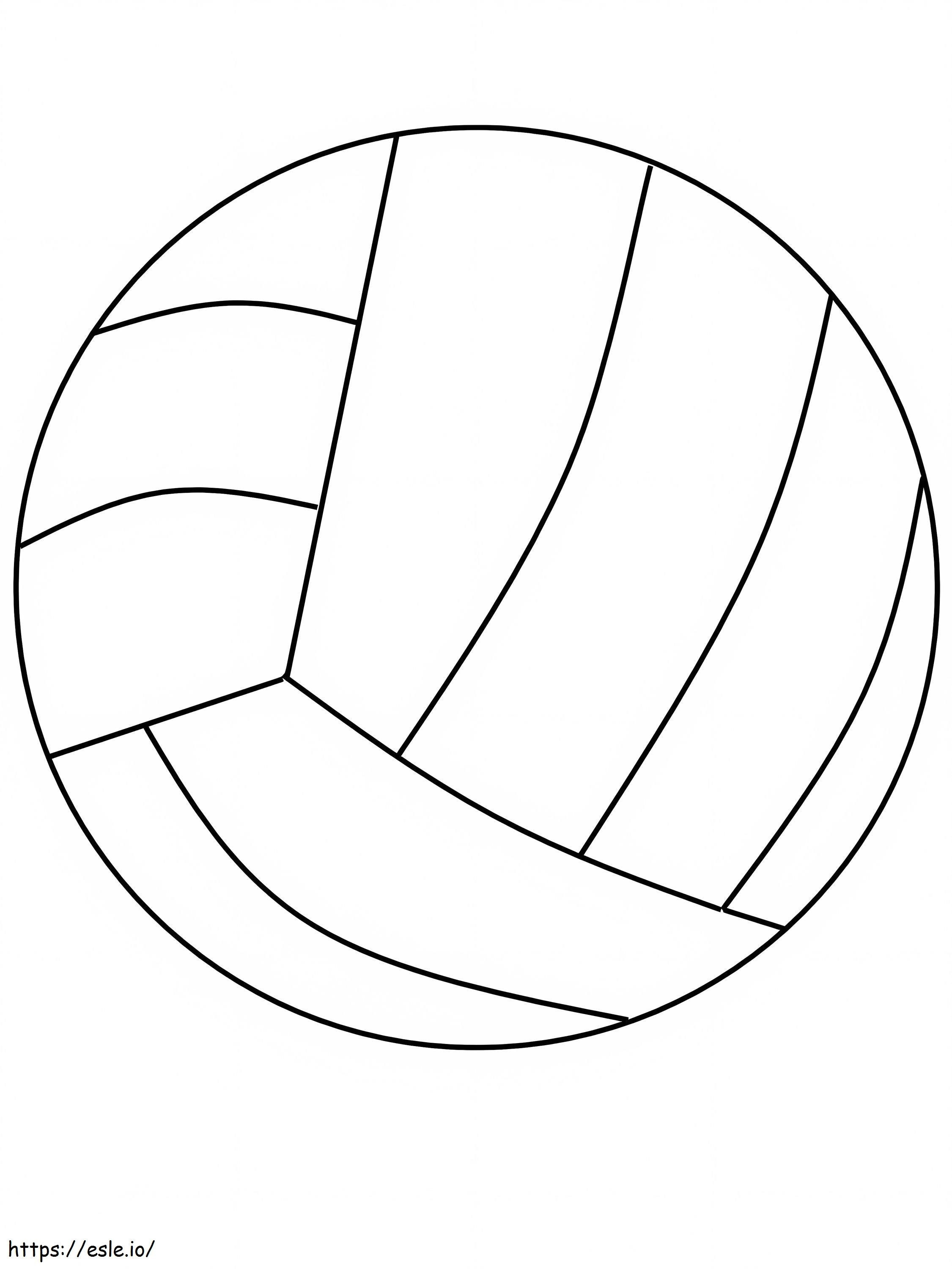 Normal Volleyball Coloring Pages  coloring page