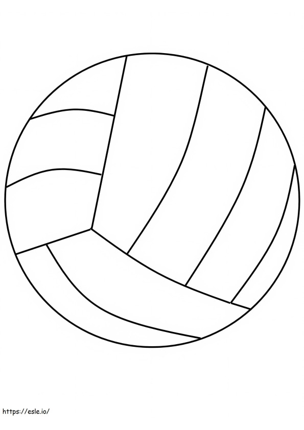 Normal Volleyball Coloring Pages  coloring page