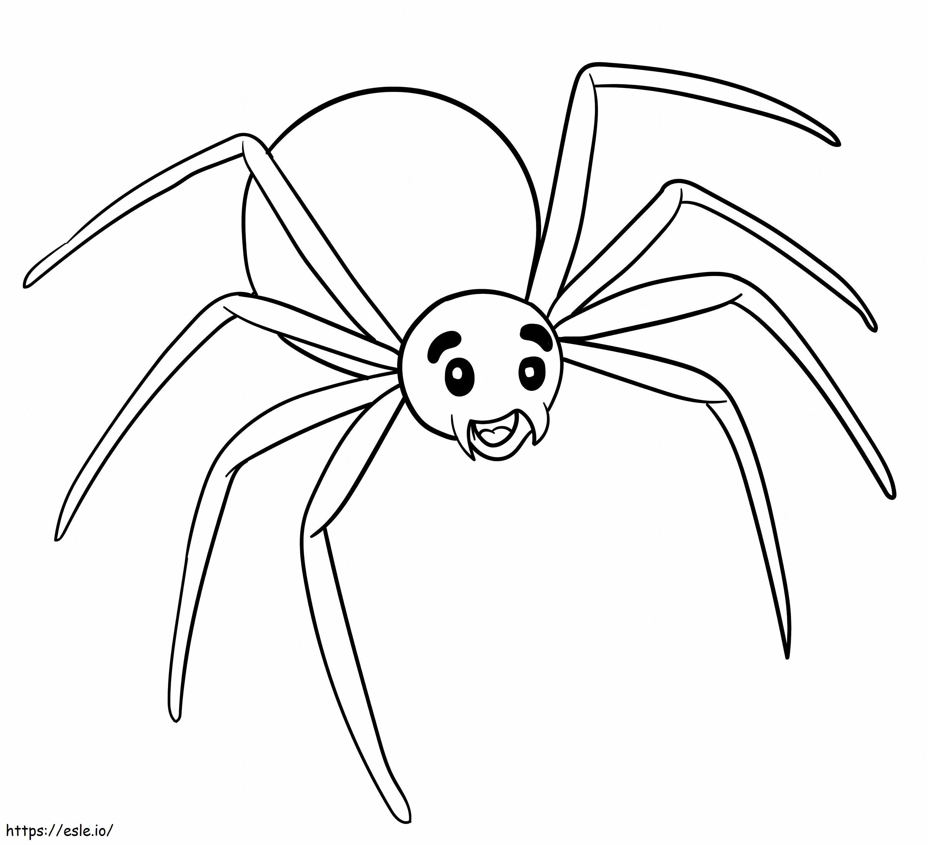 Spider Fun coloring page