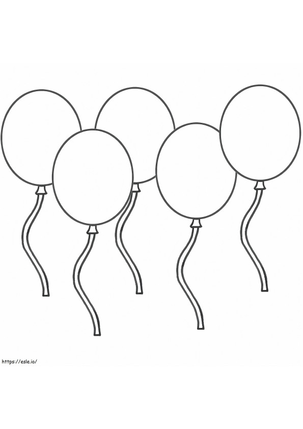 Six Balloons