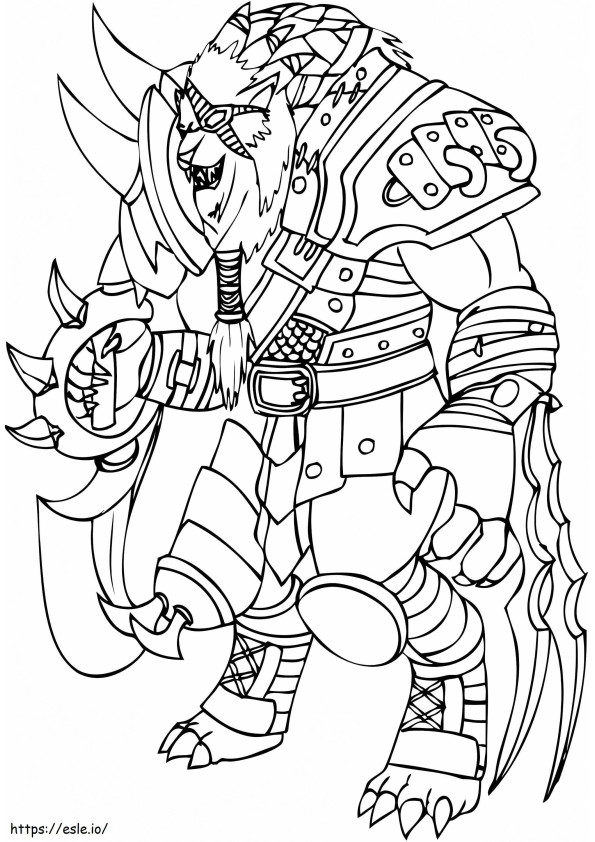 1561533908 Rengar A4 coloring page