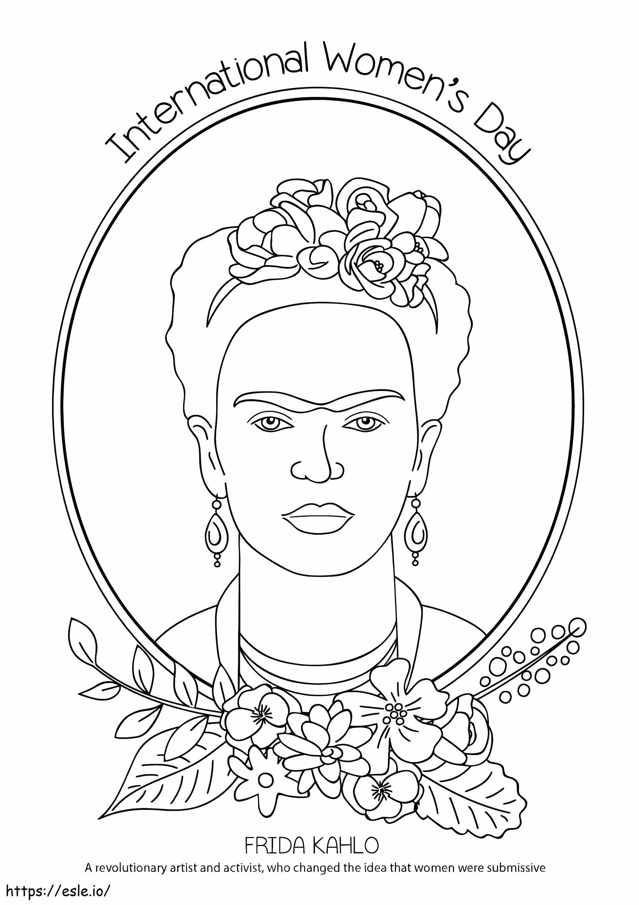 International Womens Day coloring page