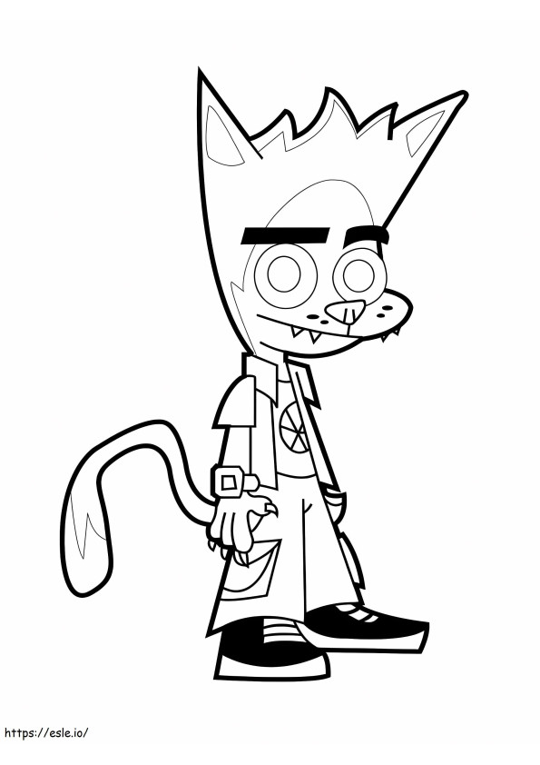 Free Johnny Test coloring page