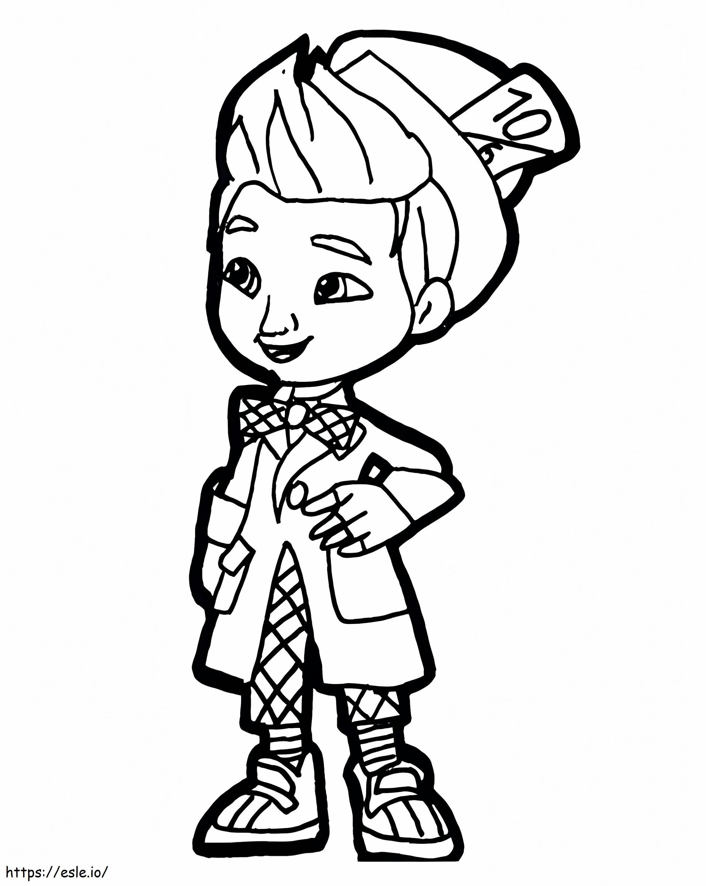 Hattie Hatter coloring page