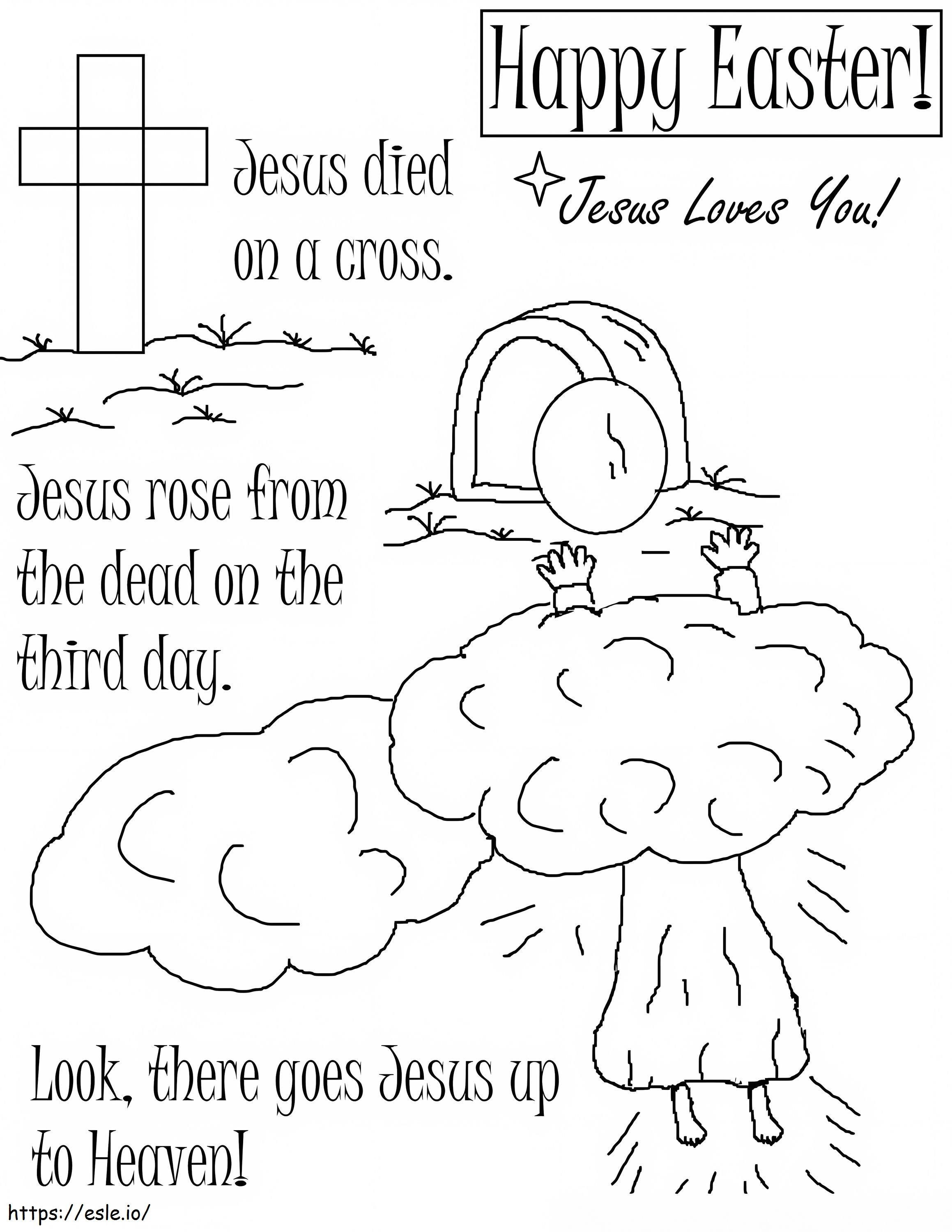 He Is Risen 13 coloring page
