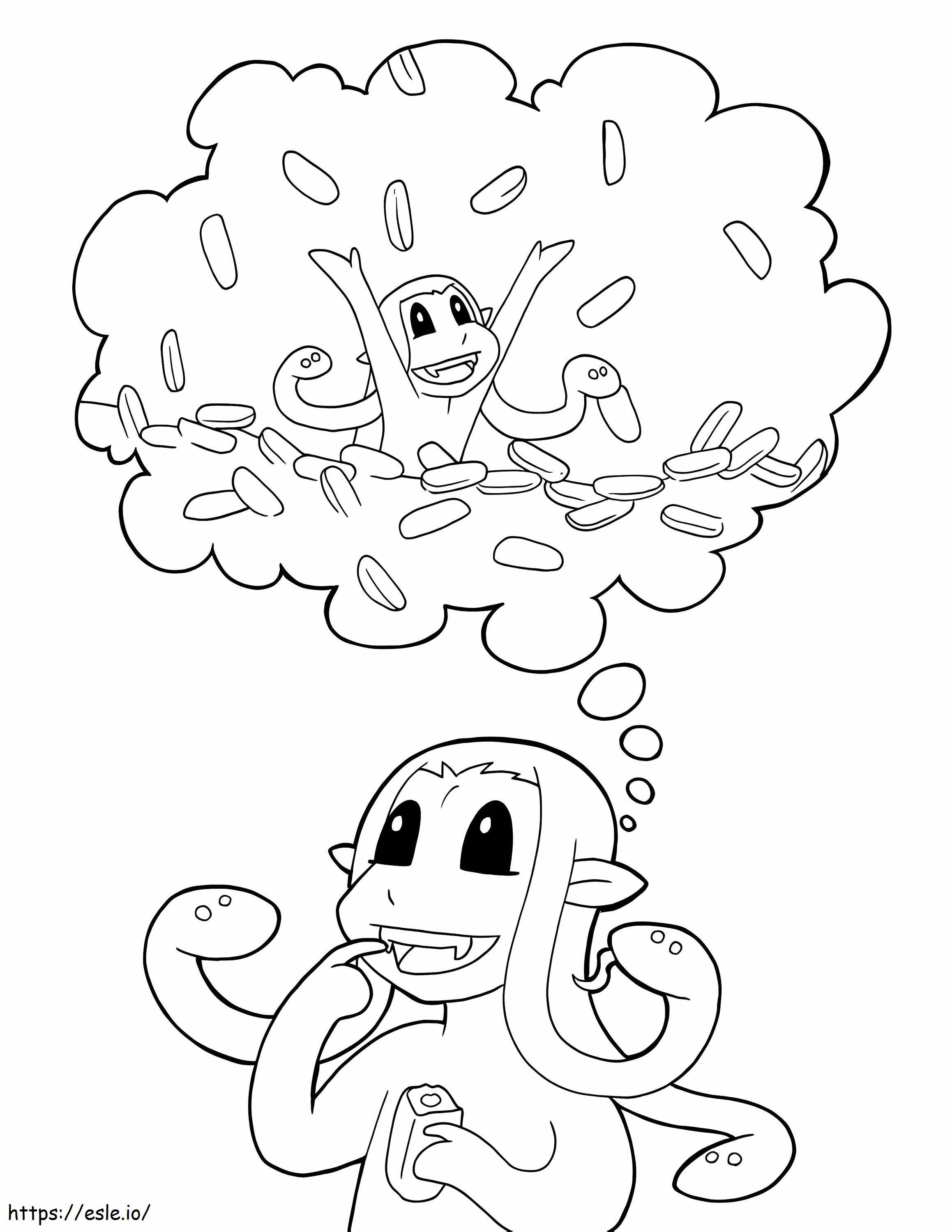 Cute Jellyfish coloring page