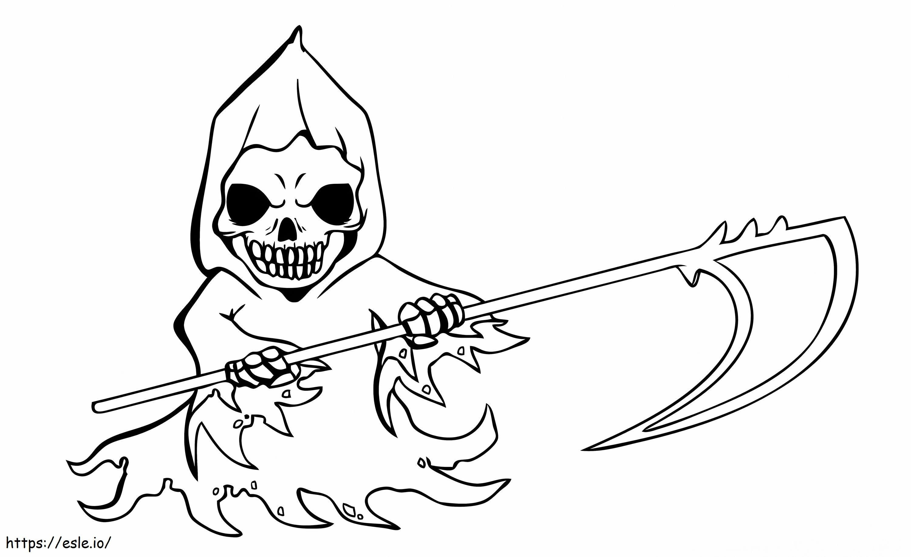 Grim Reaper 4 coloring page