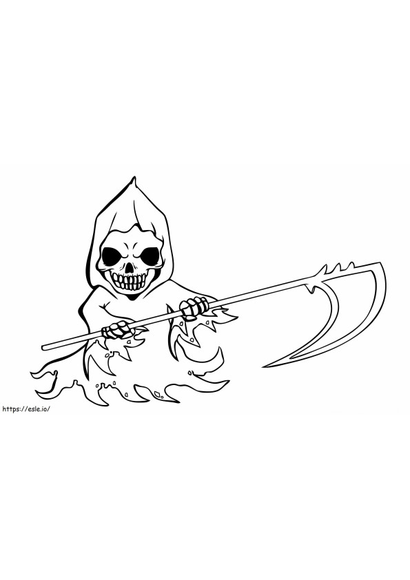 Grim Reaper 4 coloring page
