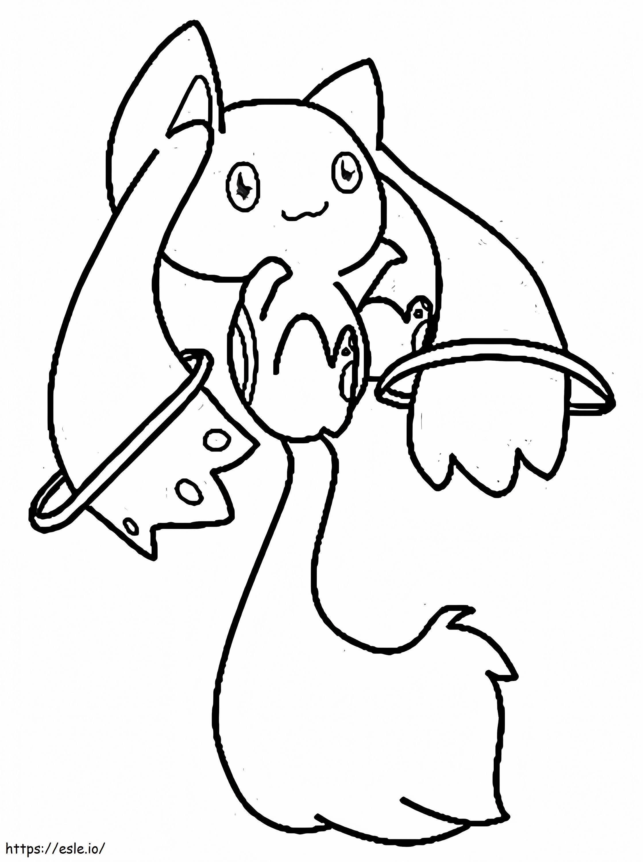Lovely Kyubey coloring page - Free printable for kids and adults