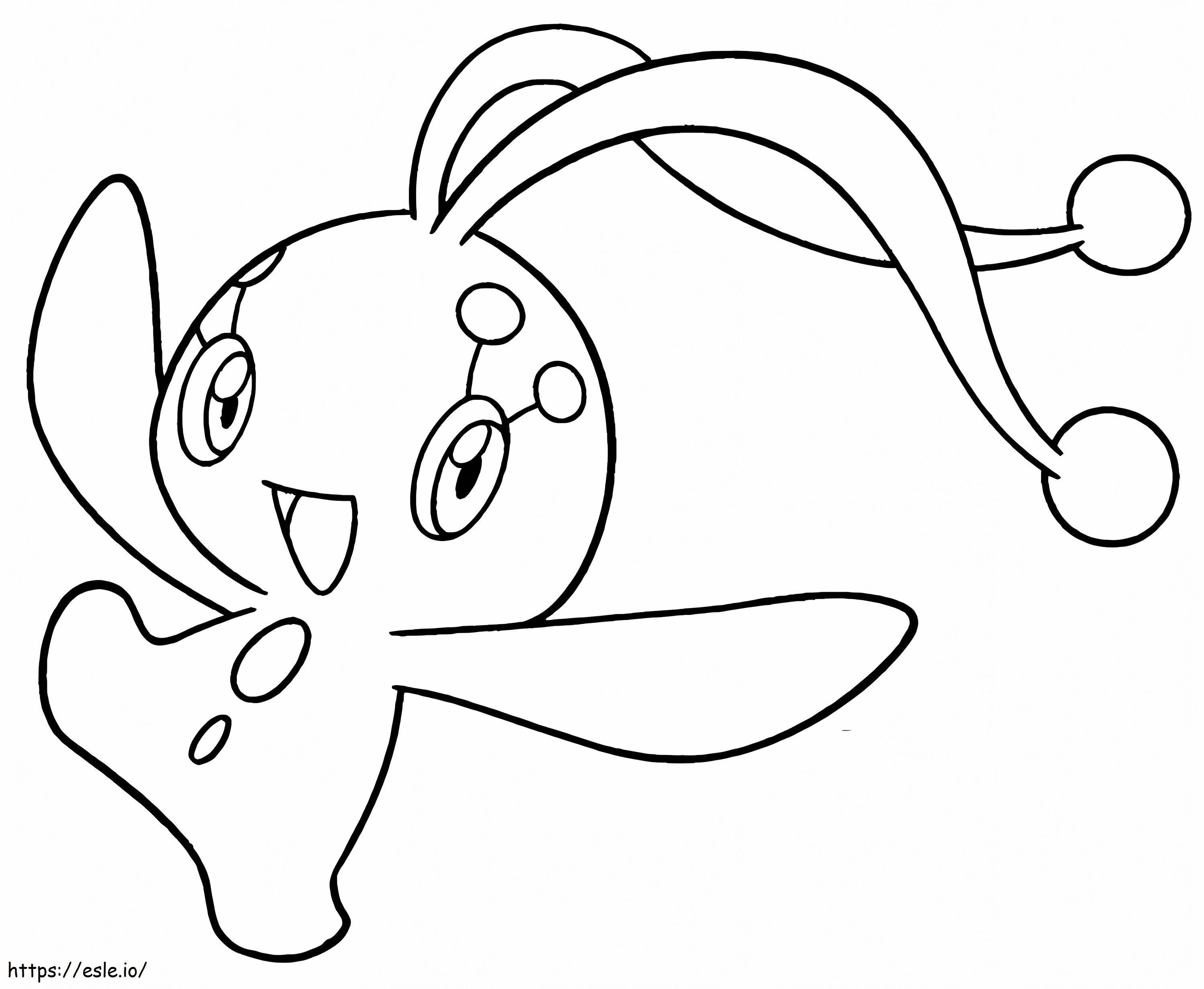 Happy Manaphy Pokemon coloring page
