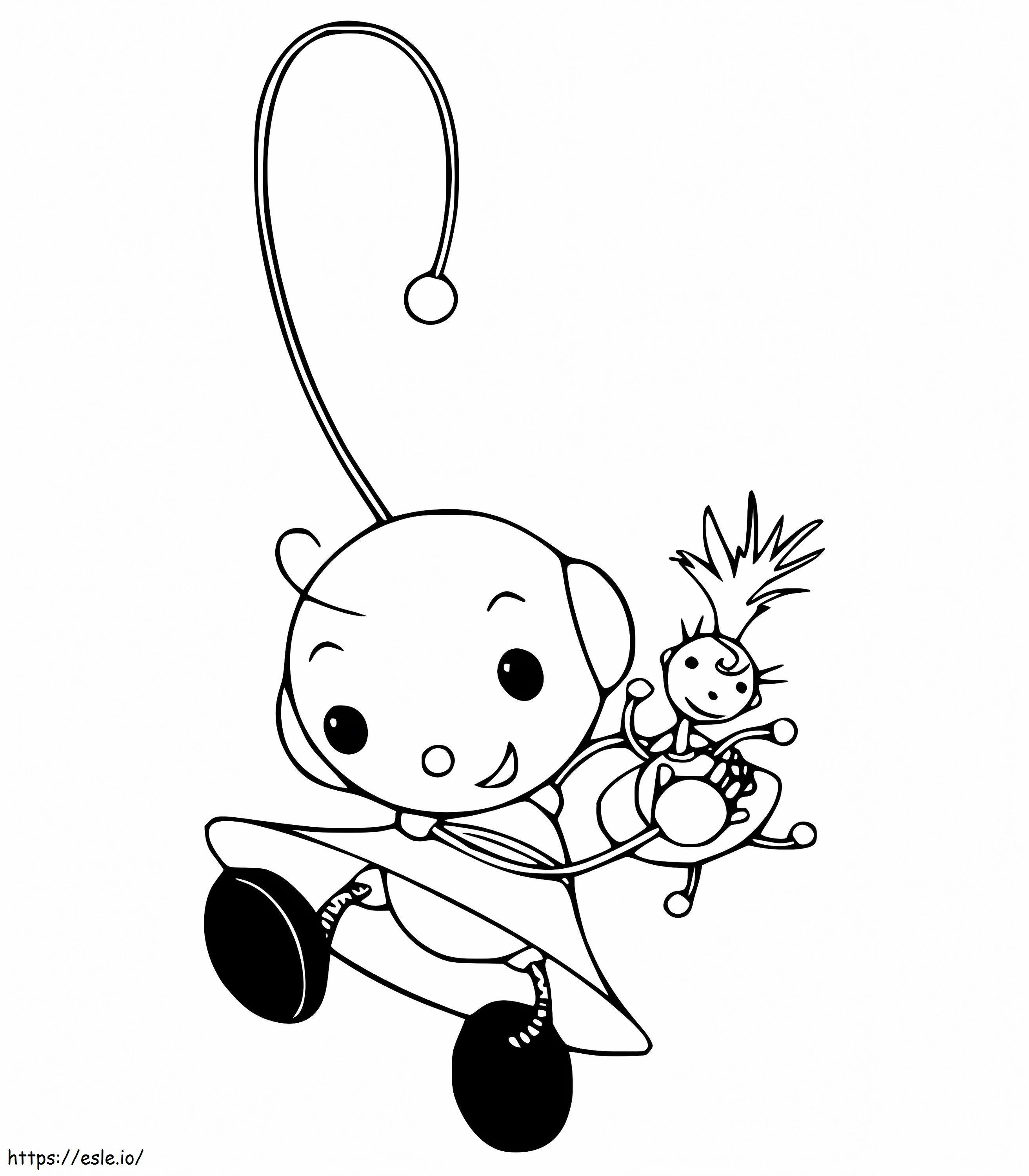 Zowie Polie And Doll coloring page