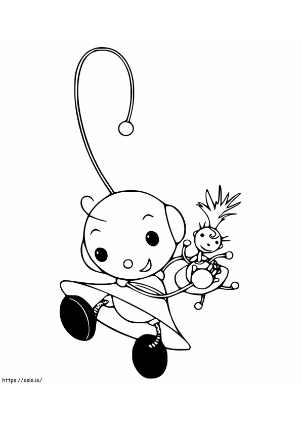 Zowie Polie And Doll coloring page