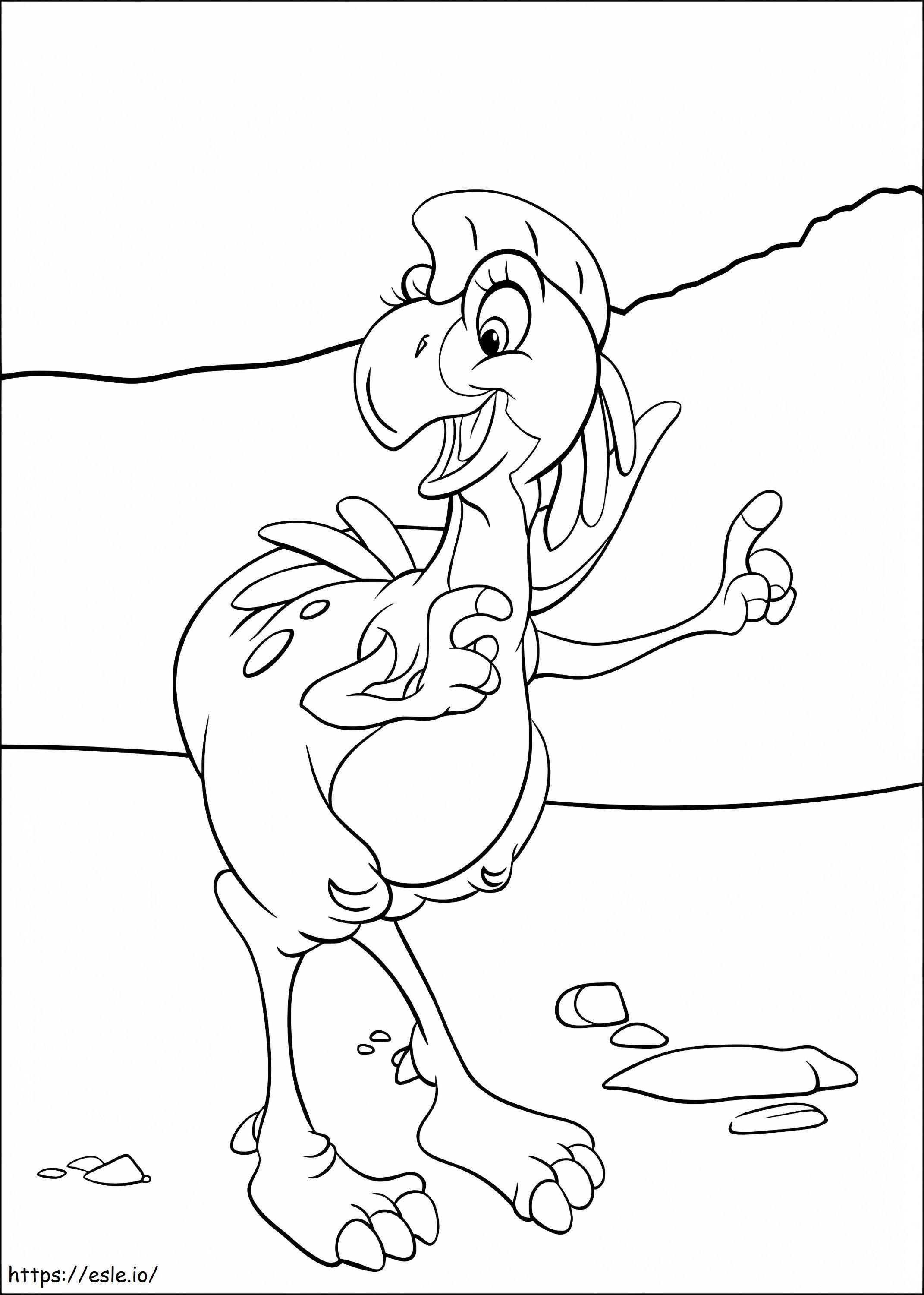 Ruby From The Land Before Time coloring page