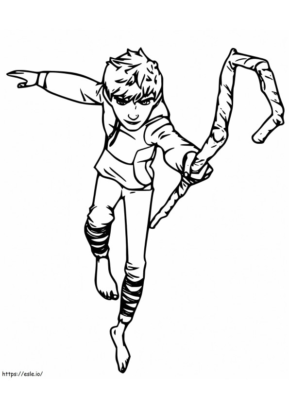 Jack Frost From Rise Of The Guardians coloring page