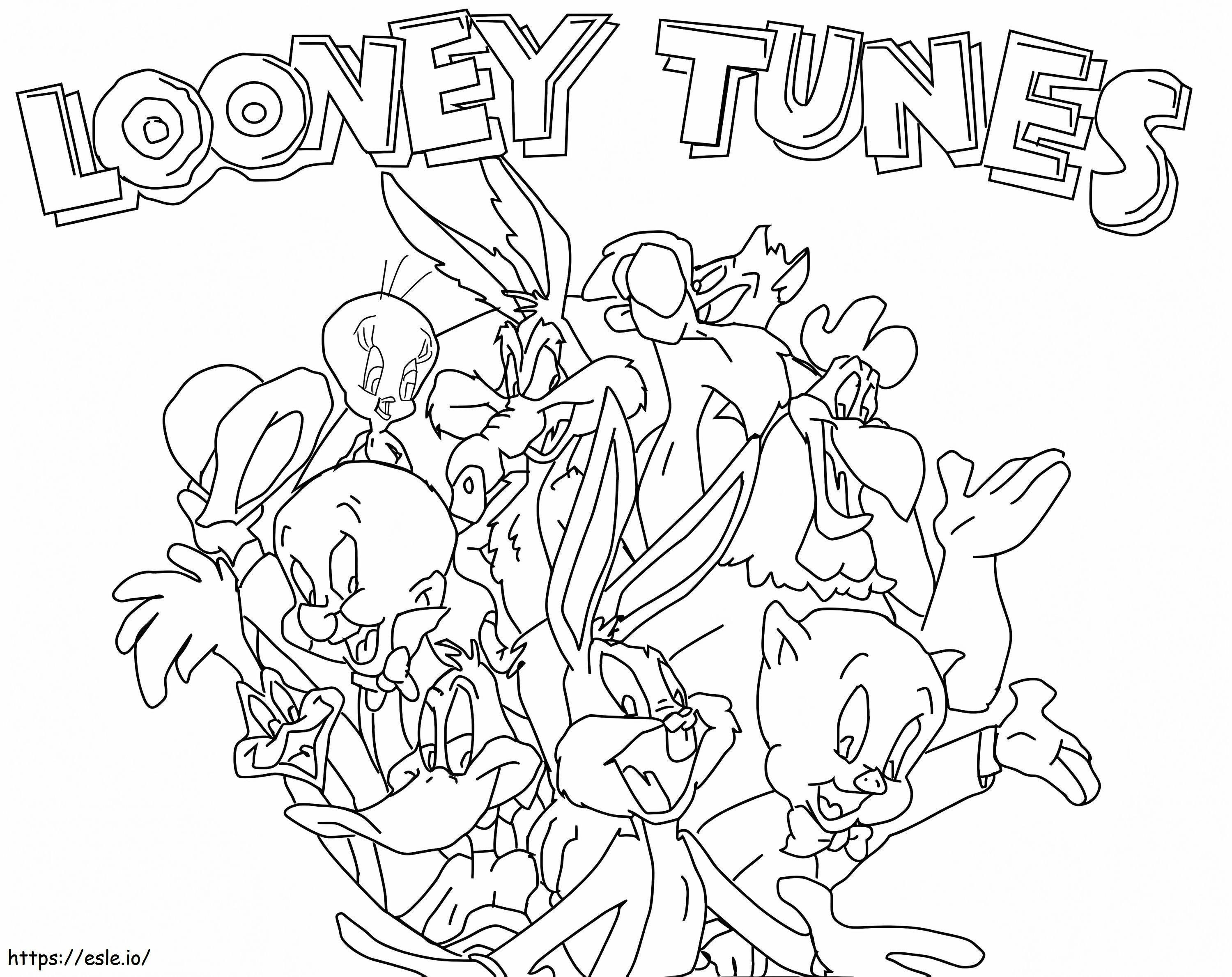 Looney tunes värityskuva