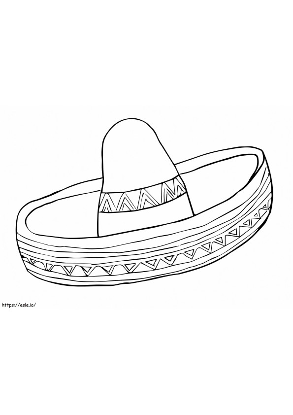 Normal Mexican Hat coloring page