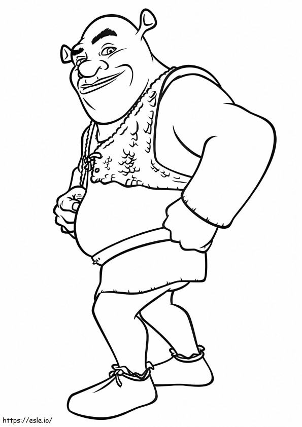 1526724139 The Shrek A4 coloring page