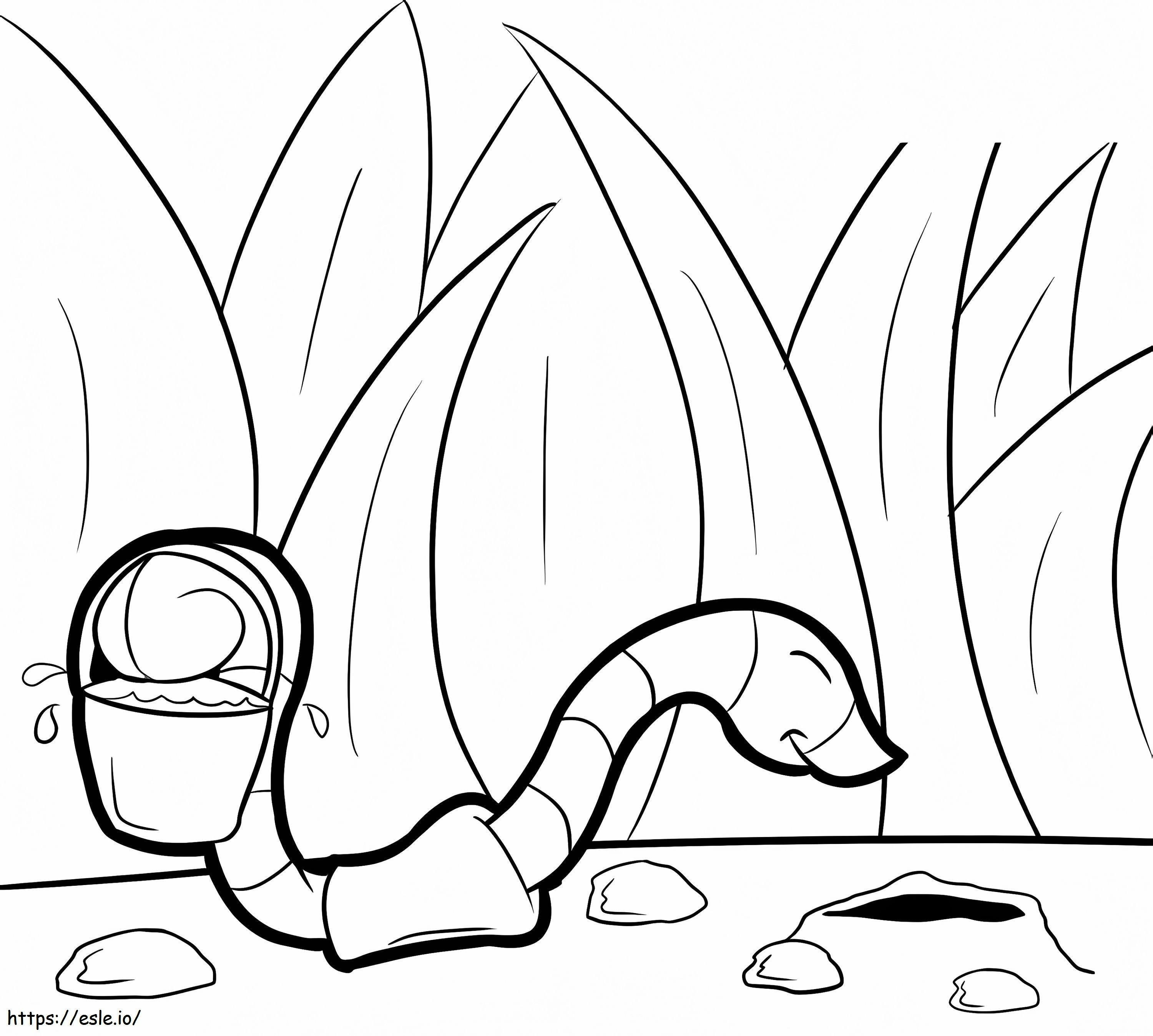 Earthworm 3 coloring page