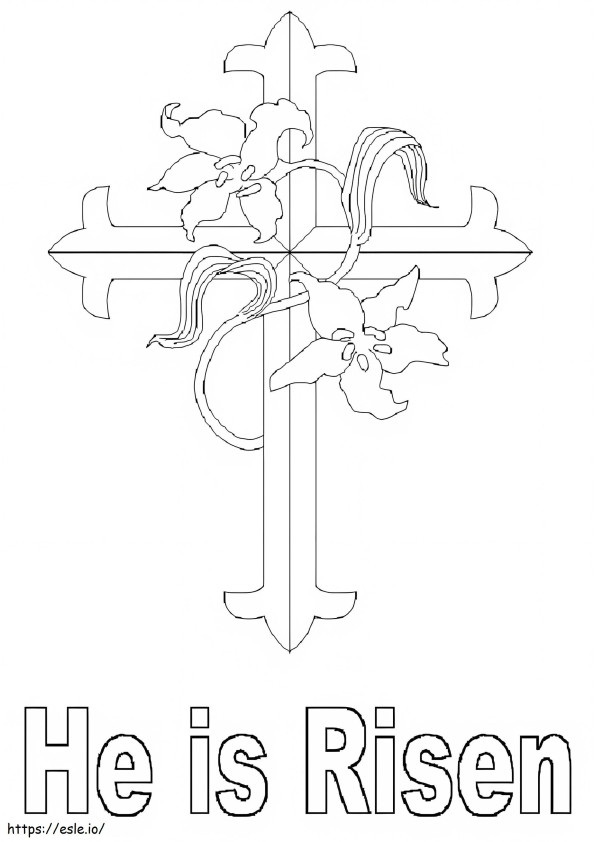 He Is Risen 9 coloring page