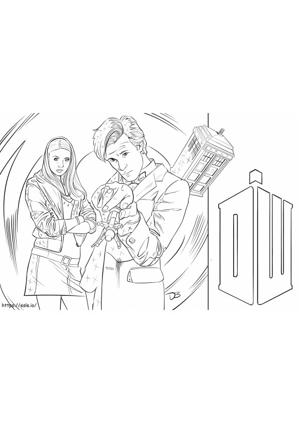 Doctor Who 7 coloring page