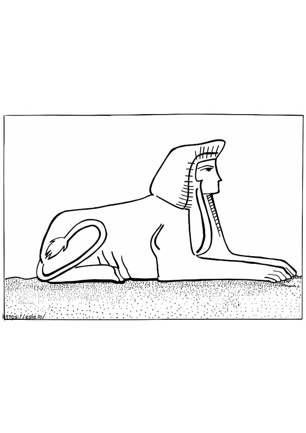 Sphinx 1 ausmalbilder