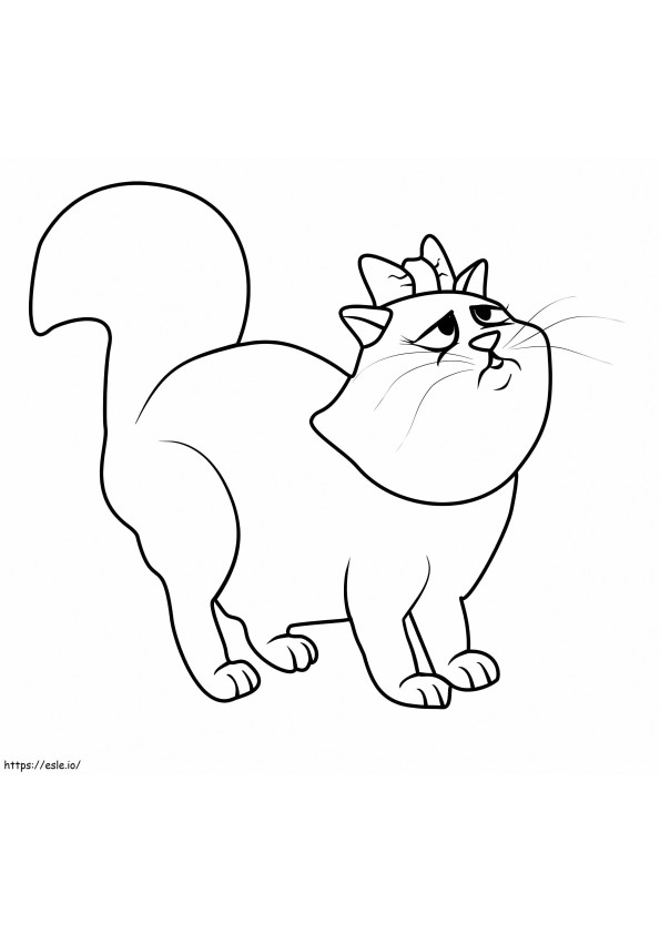 Madame Pickypuss Pound Puppies coloring page