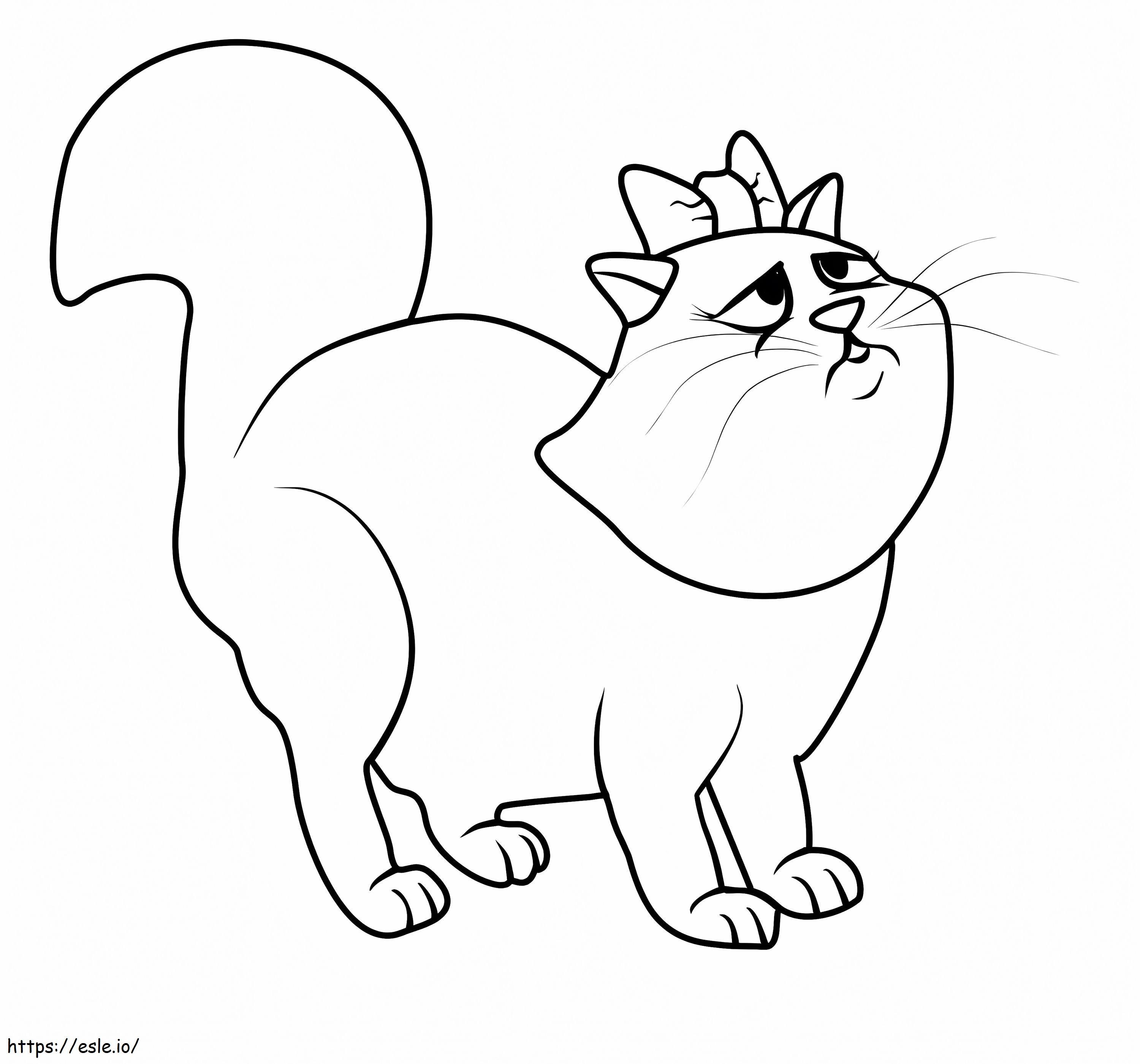 Madame Pickypuss Pound Puppies coloring page