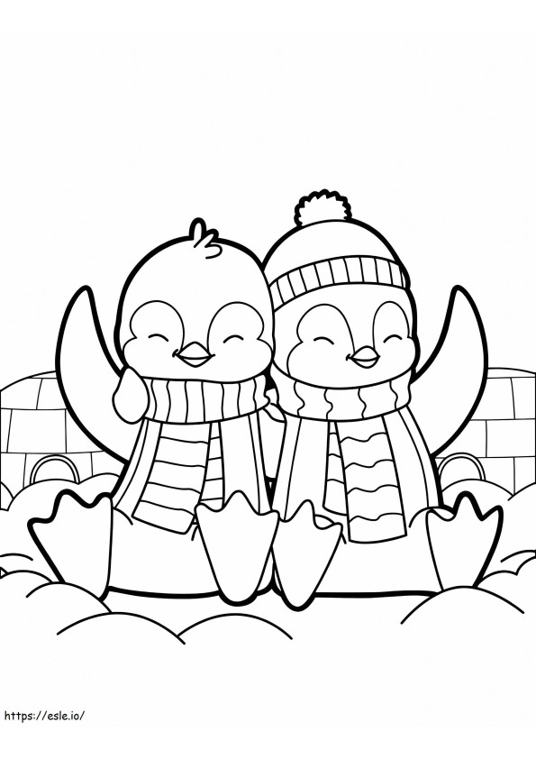 1548317554 Baby Penguin Cute Free Printable Colorin coloring page
